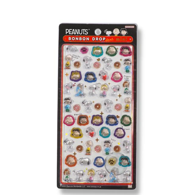 サンスター文具 ボンボンドロップシール ミニ スヌーピー ピーナッツ