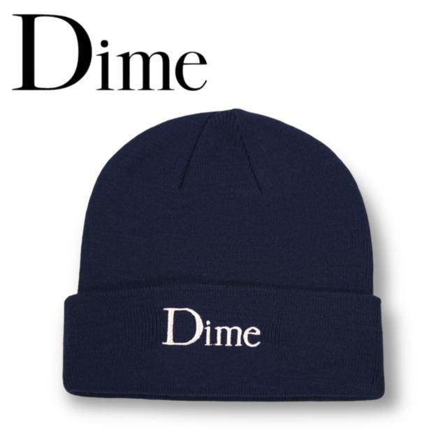Dime（ダイム） DIME Classic Wool Beanie クラシックロゴ インディゴ 