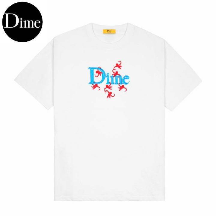 DIME Classic Monkey Tシャツ ホワイト 白 Lサイズ ダイム ユニセックス 送料無料 海外 レア ロゴ 袋付き | Dime