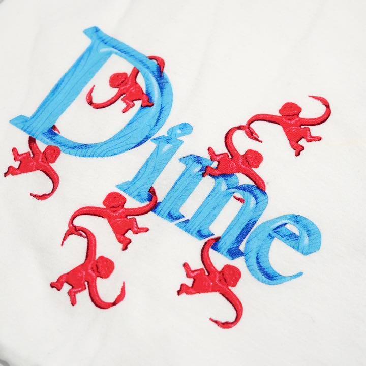 DIME Classic Monkey Tシャツ ホワイト 白 Lサイズ ダイム ユニセックス 送料無料 海外 レア ロゴ 袋付き | Dime | 01