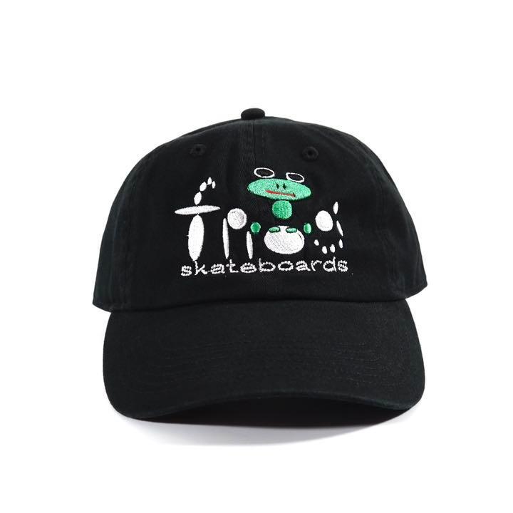 Frog Skateboards ブラックキャップ FROG SKATEBOARDS Brain キャップ ブラック 帽子 フロッグ