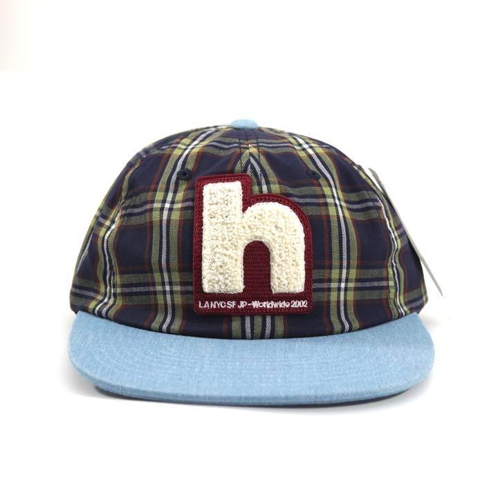 HUF CHENILLE PATCH 6PHANEL CAP キャップ MC ハフ 帽子 ユニセックス 送料無料 チェック デニム ロゴ | HUF | 02