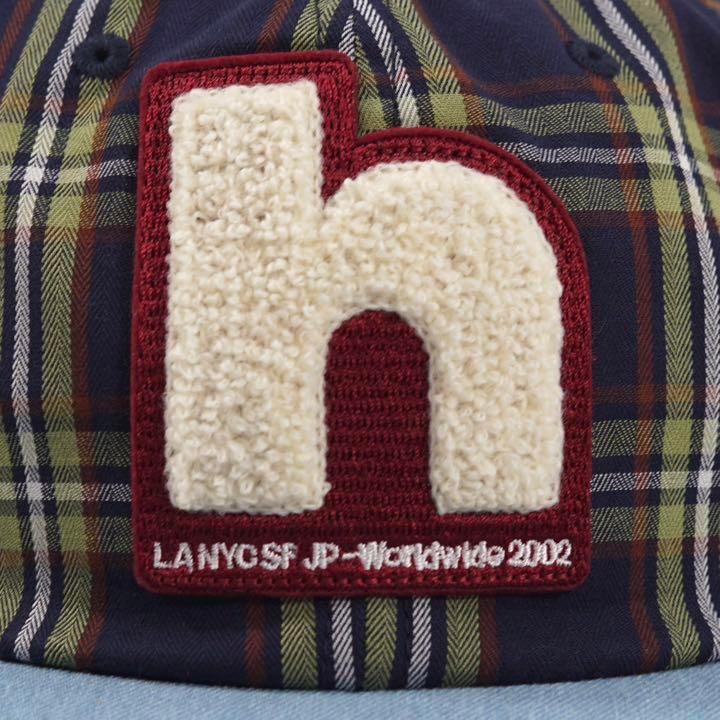 HUF CHENILLE PATCH 6PHANEL CAP キャップ MC ハフ 帽子 ユニセックス 送料無料 チェック デニム ロゴ | HUF | 03