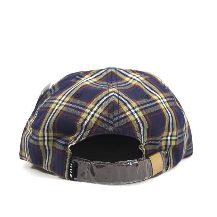 HUF CHENILLE PATCH 6PHANEL CAP キャップ MC ハフ 帽子 ユニセックス 送料無料 チェック デニム ロゴ | HUF | 04
