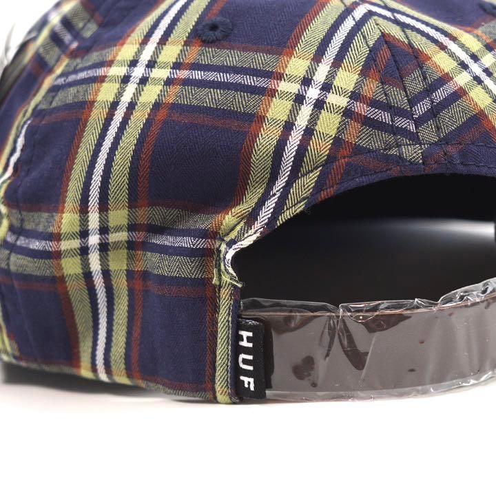 HUF CHENILLE PATCH 6PHANEL CAP キャップ MC ハフ 帽子 ユニセックス 送料無料 チェック デニム ロゴ | HUF | 05