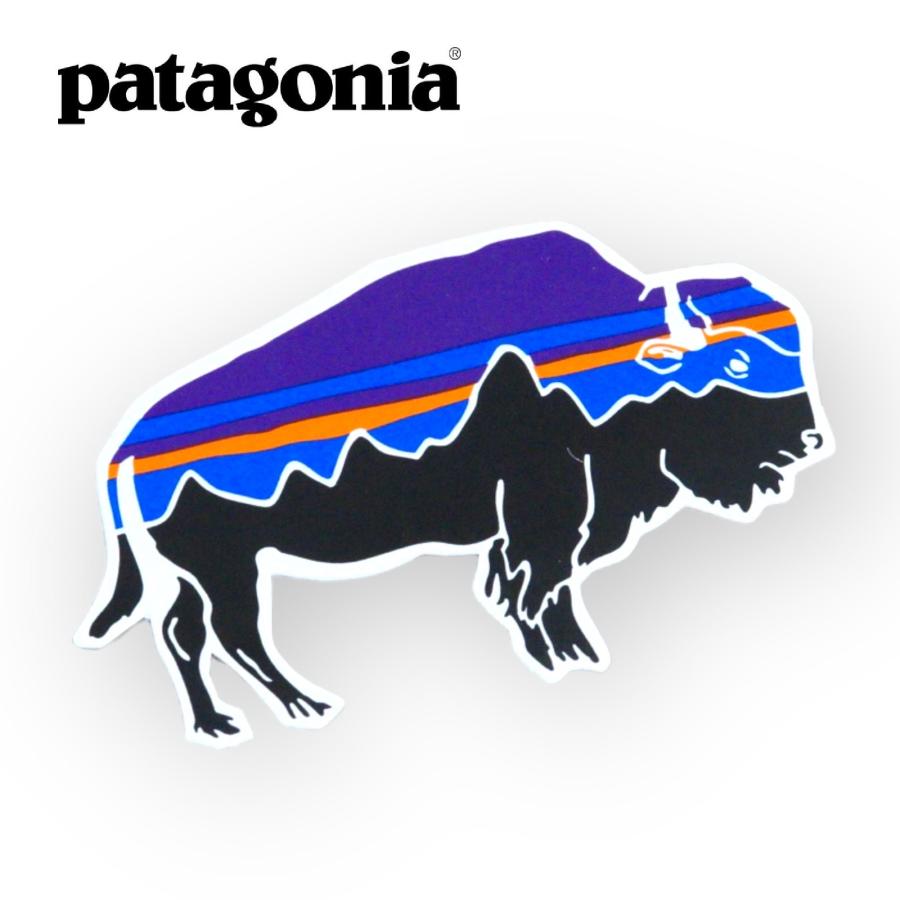 PATAGONIA BISON Sticker パタゴニア バイソン ステッカー シール 正規品 車 キャンプ アウトドア