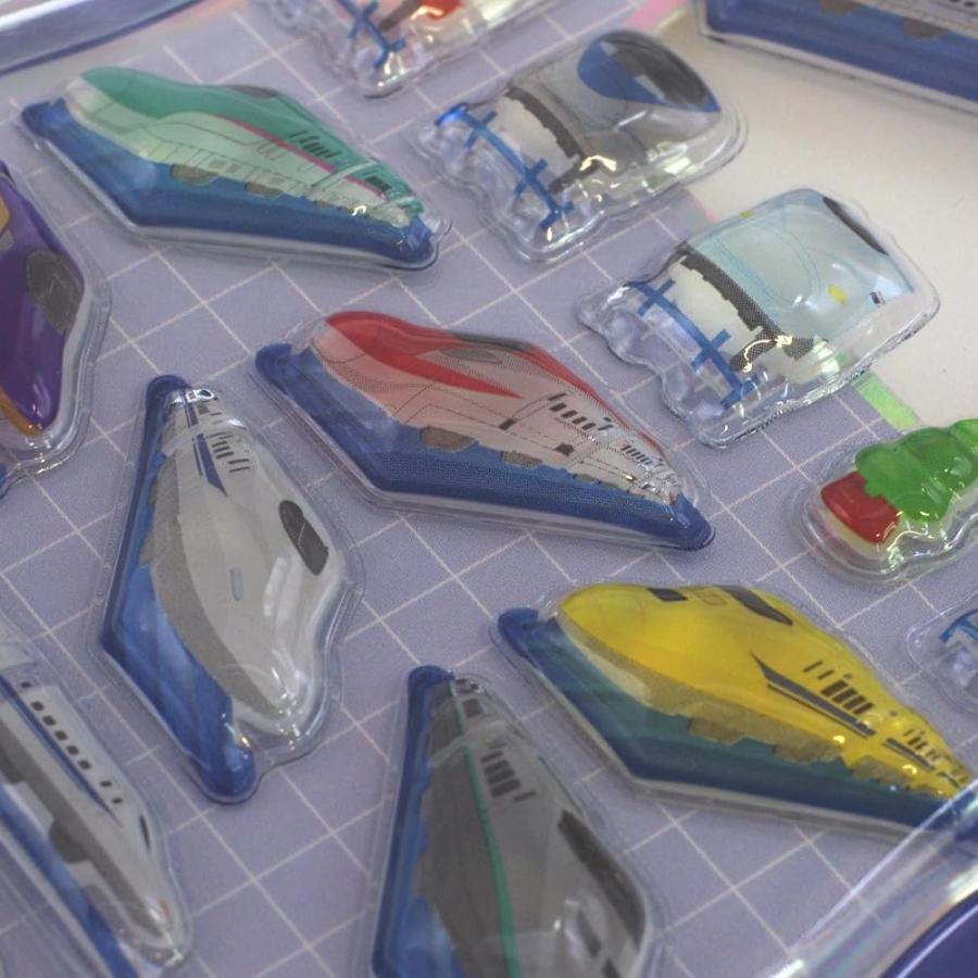 プラレール プチドロップステッカー TOMICA タカラトミー 新幹線 ドクターイエローこまち はやぶさ かがやき のぞみ 電車 正規品 カミオジャパン KAMIO | カミオジャパン | 01