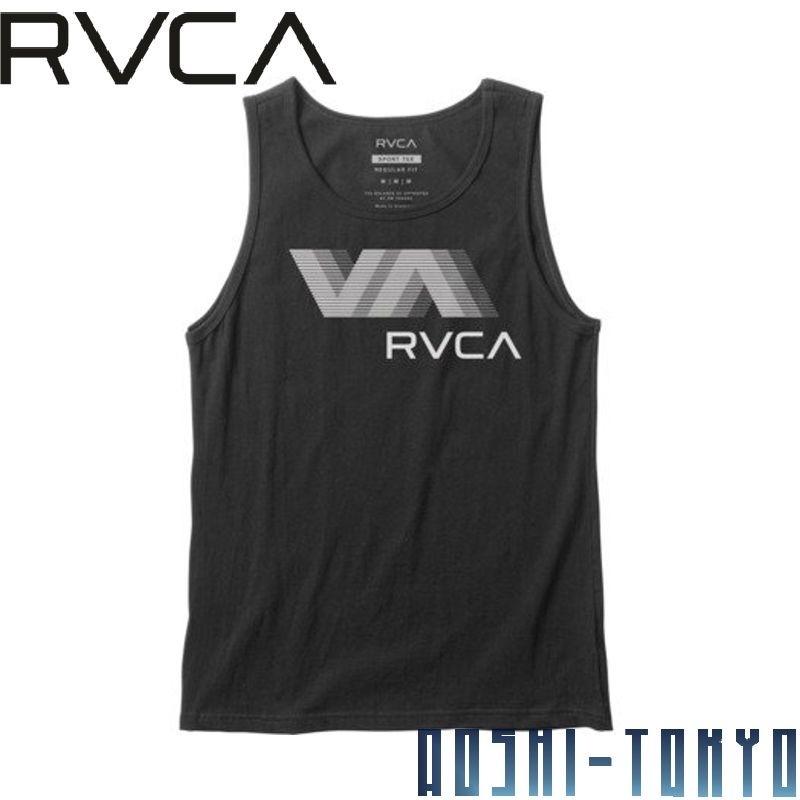 RVCA SPORT VA タンクトップ　速乾素材 ブラック ルーカ 海外 送料無料 | RVCA