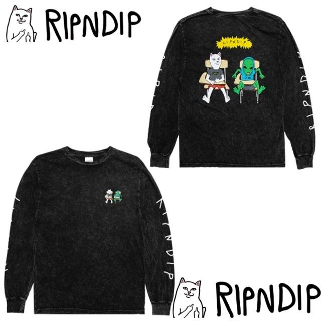 RIPNDIP（リップンディップ） 新作 RIPNDIP Buts Up ロングTシャツ S 