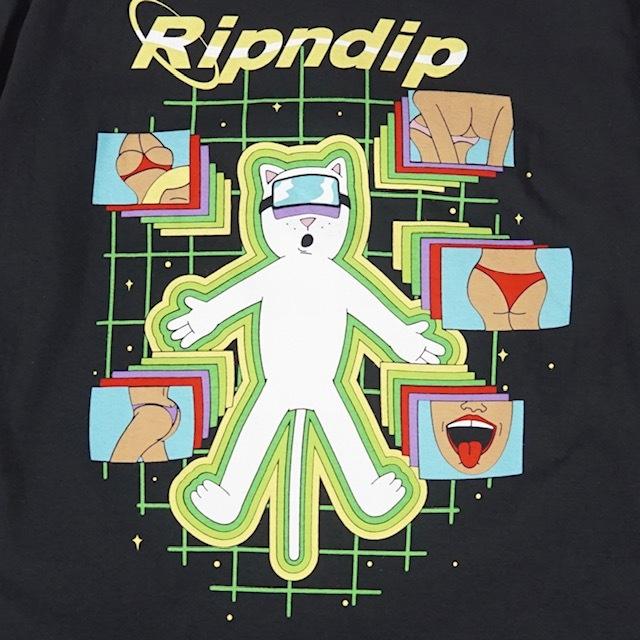 RIPNDIP VR Nerm ロングTシャツ ロンT 長袖 リップンディップ バックプリント 袖ロゴ 海外 レア 希少 送料無料 | RIPNDIP | 01