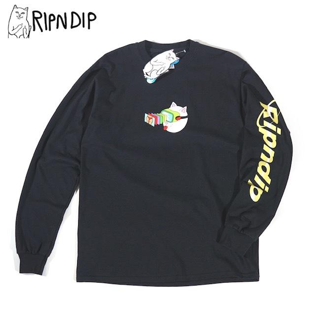 RIPNDIP VR Nerm ロングTシャツ ロンT 長袖 リップンディップ バックプリント 袖ロゴ 海外 レア 希少 送料無料 | RIPNDIP | 03