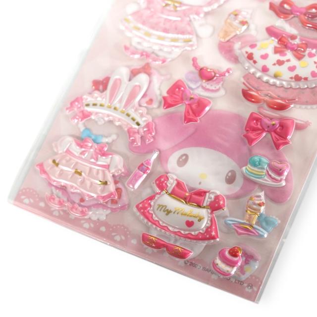 サンリオ ケイカンパニーキャラクターシール マイコーディネートシール2 マイメロディ きせかえシール 立体 ぷくぷく | sanrio | 02