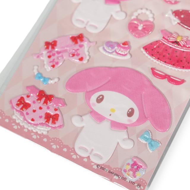 サンリオ ケイカンパニーキャラクターシール マイコーディネートシール2 マイメロディ きせかえシール 立体 ぷくぷく | sanrio | 03