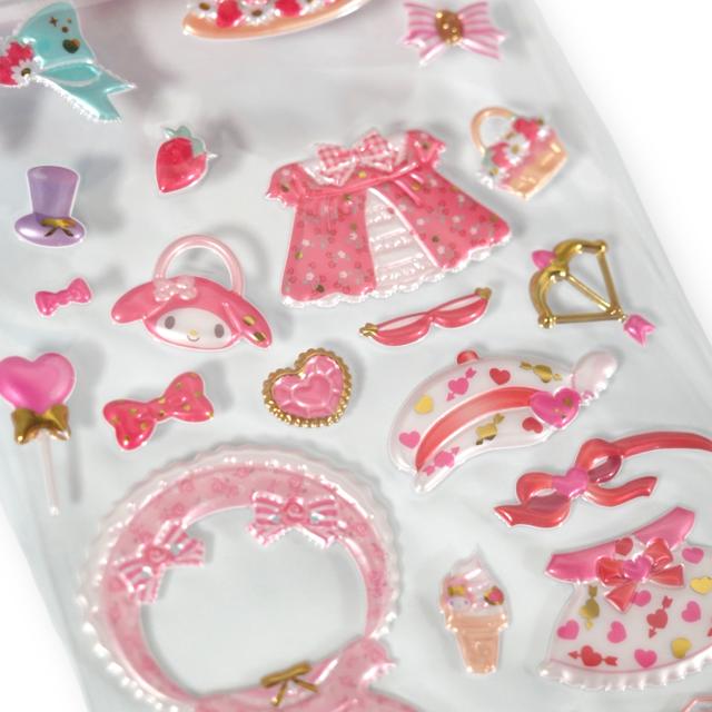 サンリオ ケイカンパニーキャラクターシール マイコーディネートシール2 マイメロディ きせかえシール 立体 ぷくぷく | sanrio | 06