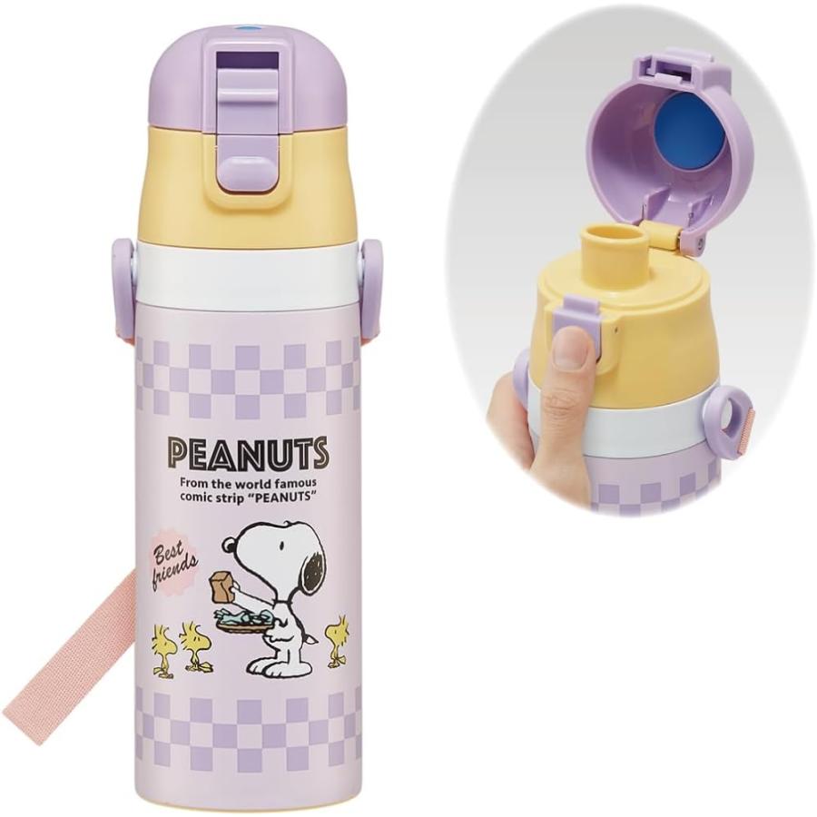 スケーター　スヌーピー　水筒　ランチセット スヌーピー スケーター Skater 子供用 ステンレス 水筒 直飲み 470ml