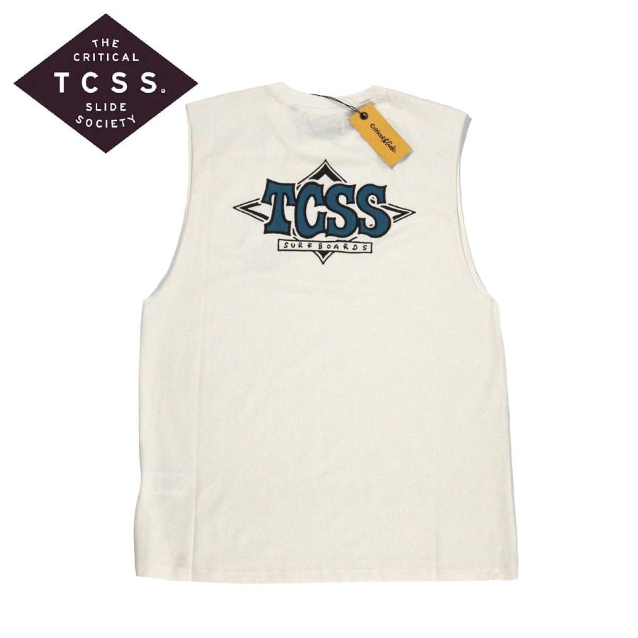 TCSS MAKER LOGO タンクトップ ナチュラル CRITICAL SLIDE TANK TOP 夏 サーフィン ロゴ 送料無料 | TCSS