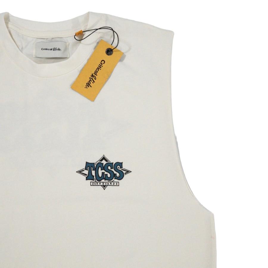 TCSS MAKER LOGO タンクトップ ナチュラル CRITICAL SLIDE TANK TOP 夏 サーフィン ロゴ 送料無料 | TCSS | 03