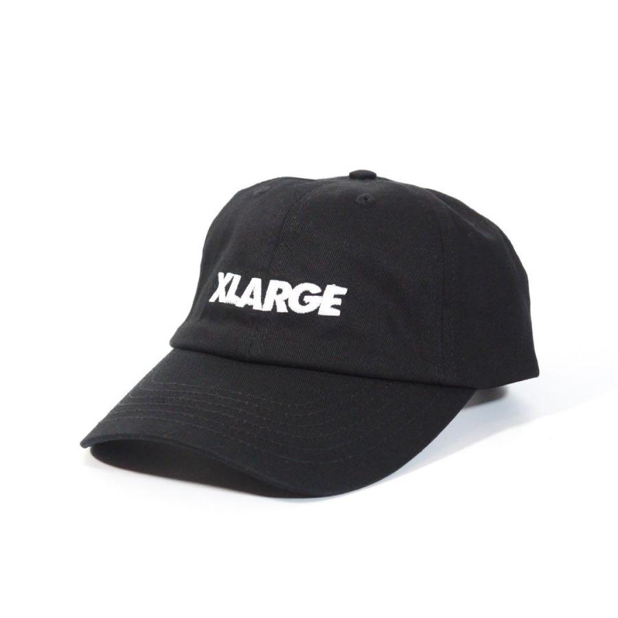 X-LARGE TEXT LOGO カーブキャップ CAP エクストララージ 帽子 ロゴ ユニセックス ブラック 黒 送料無料 海外限定 日本未発売 レア | XLARGE | 01