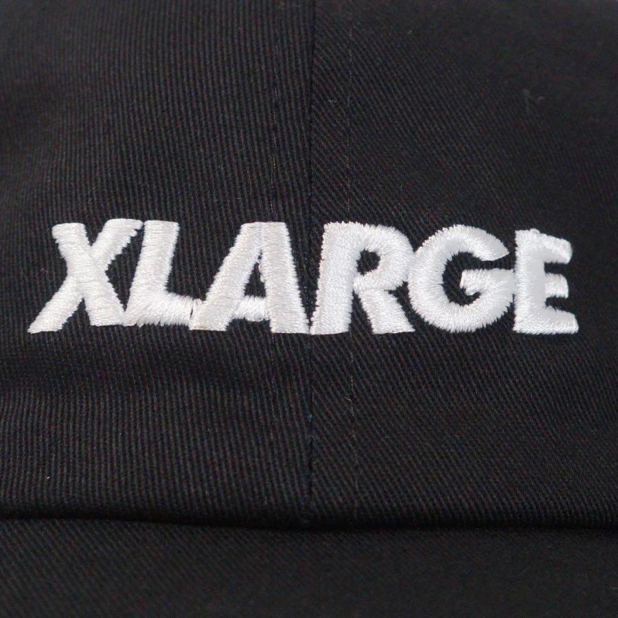 X-LARGE TEXT LOGO カーブキャップ CAP エクストララージ 帽子 ロゴ ユニセックス ブラック 黒 送料無料 海外限定 日本未発売 レア | XLARGE | 03