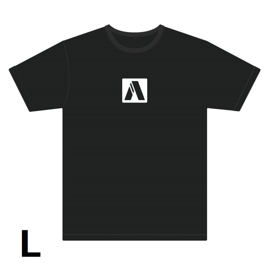 青島文化教材社 [アオシマ通販限定]アオシマTシャツ(Aロゴ) ブラック L