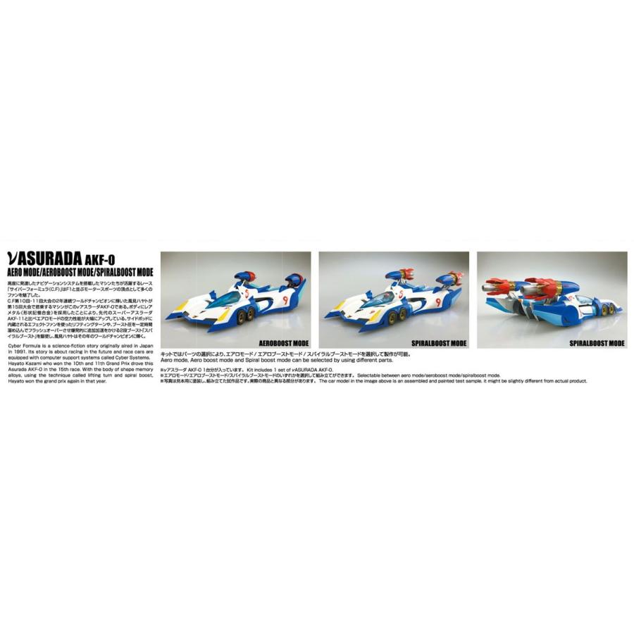 青白サイバー　パーツ 青島文化教材社 アオシマ 1/24 サイバーフォーミュラ No.6 νアスラーダ