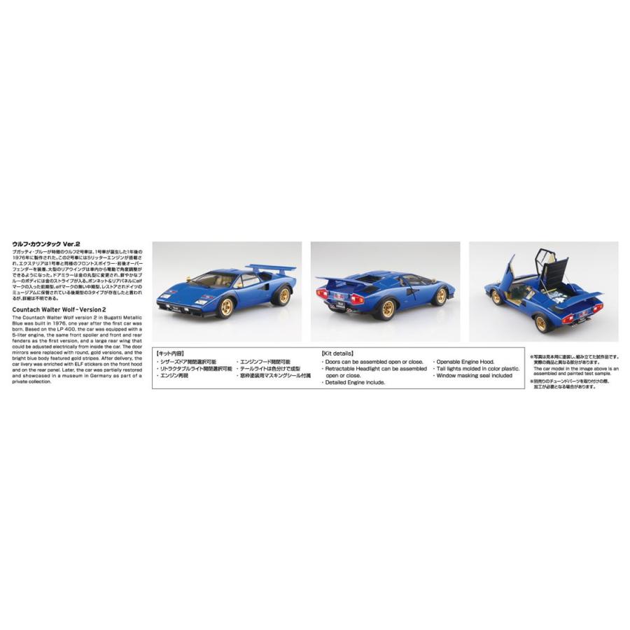 青島文化教材社 アオシマ ザ・スーパーカー No.18 1/24 '76 ウルフ
