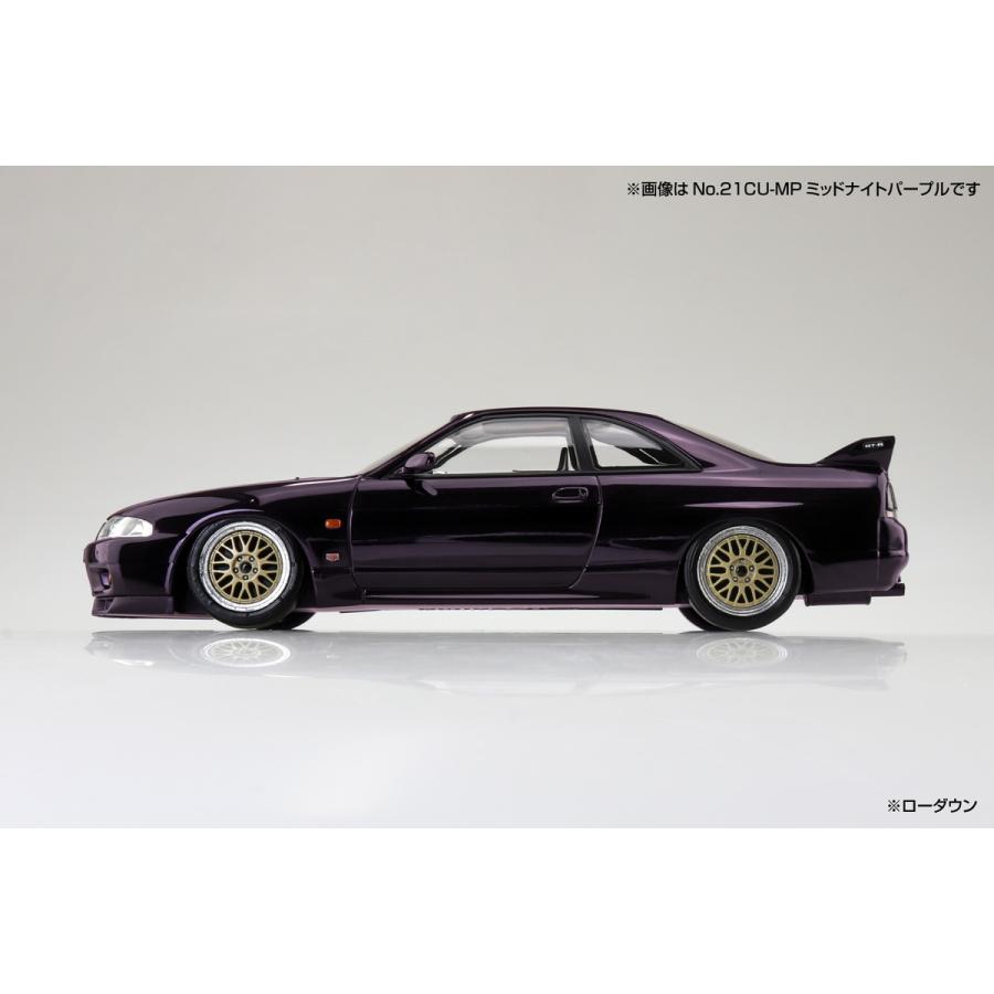 アオシマ 楽プラ スナップキット No.21CU-BK ニッサン R33スカイラインGT-R カスタムホイール(ブラック) プラモデル | 青島文化教材社 | 05