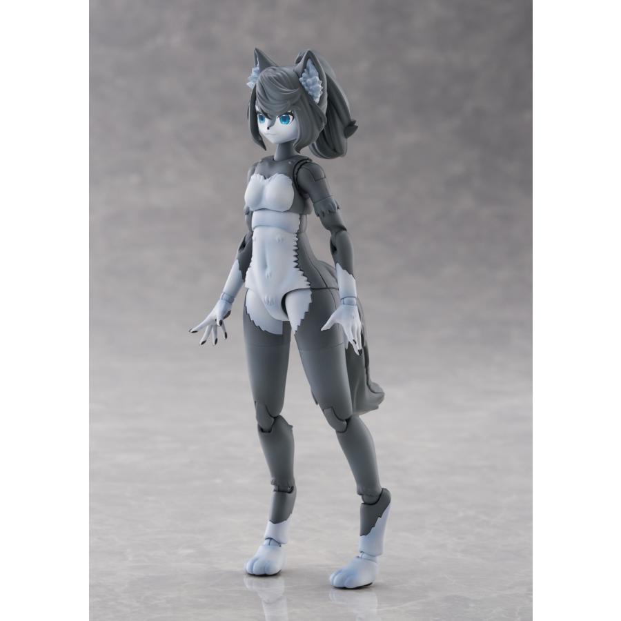 青島文化教材社 アオシマ けもプラ No.KP-03R ハイイロオオカミ