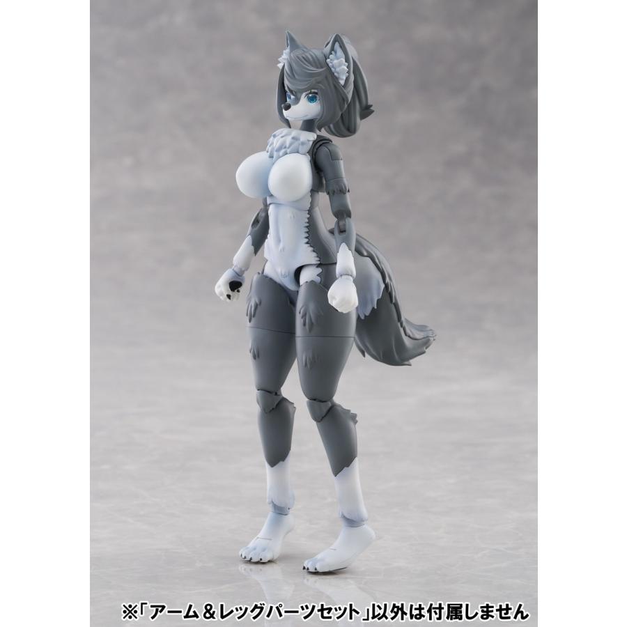 青島文化教材社 アオシマ けもプラ No.KO-02RGW アーム&レッグ