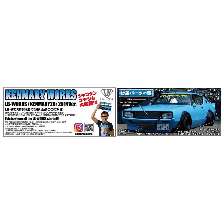 青島文化教材社 アオシマ 1/24 リバティーウォーク No.6 LBワークス