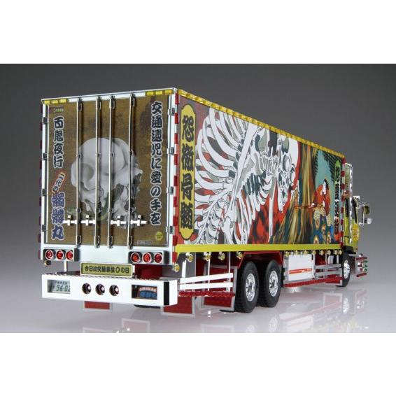 二代目髑髏丸 大型冷凍車 1 32 バリューデコトラ Vol 34 プラモデル 2732 青島文化教材社 Online Shop 通販 Yahoo ショッピング