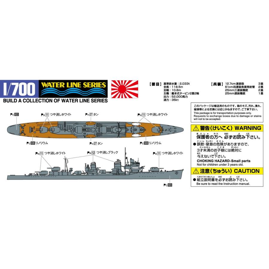 青島文化教材社 アオシマ 1/700 ウォーターライン No.445 日本海軍