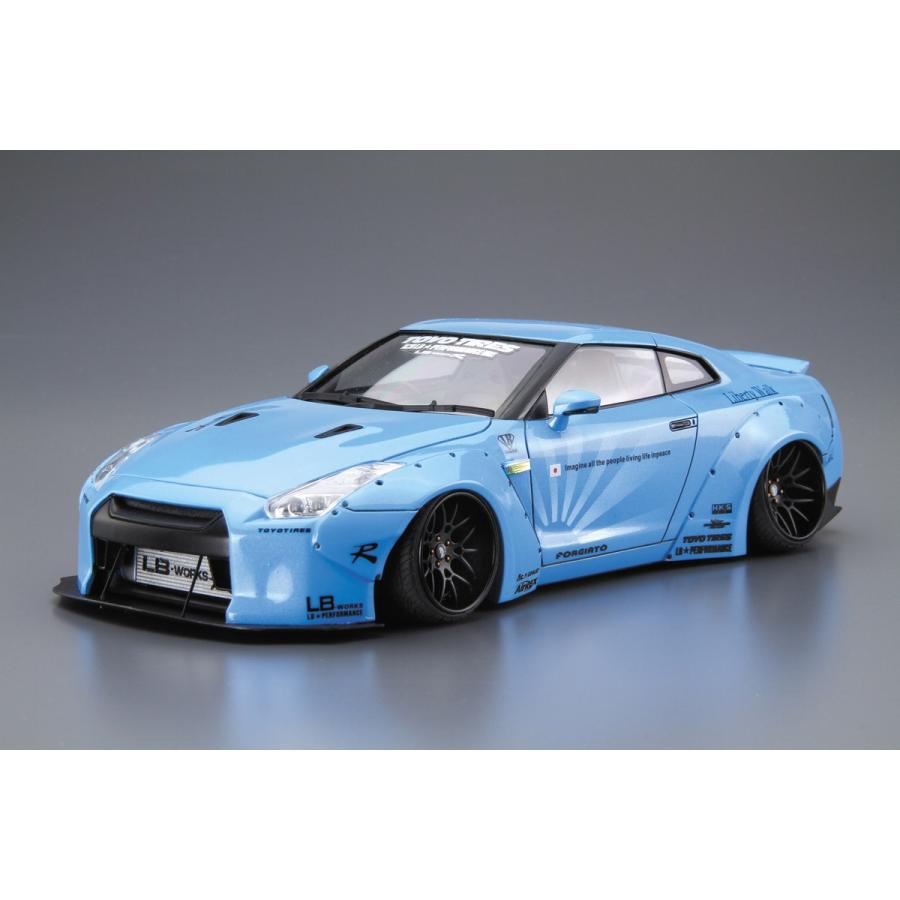 LB★WORKS R35 GT-R Ver.1 1/24 リバティーウォーク No.09 プラモデル｜aoshima-bk｜02