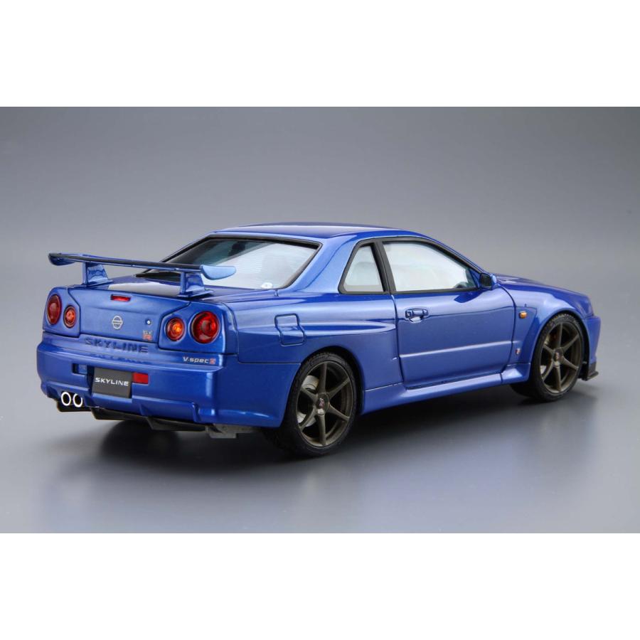 1/24 ニッサン BNR34 スカイラインGT-R V-specII '02 ザ・モデルカー No.8 プラモデル｜aoshima-bk｜03