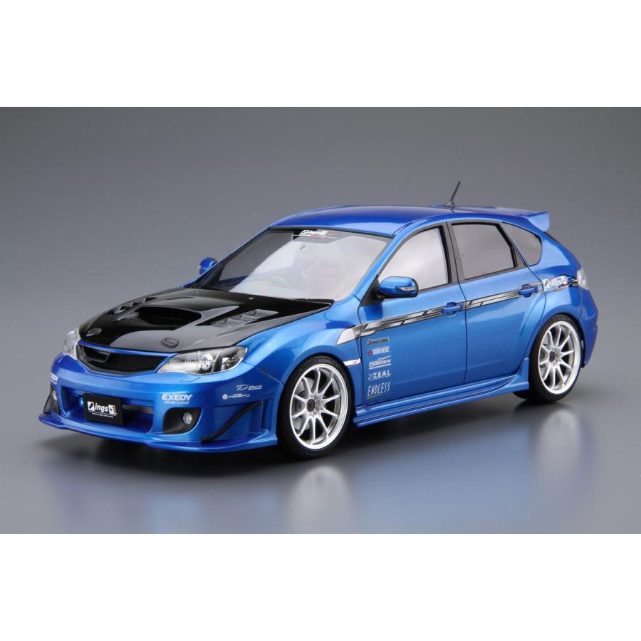 [予約2024年8月再生産予定]1/24 ings GRBインプレッサ WRX STI '07 (スバル) ザ・チューンドカー No.35 プラモデル｜aoshima-bk｜02