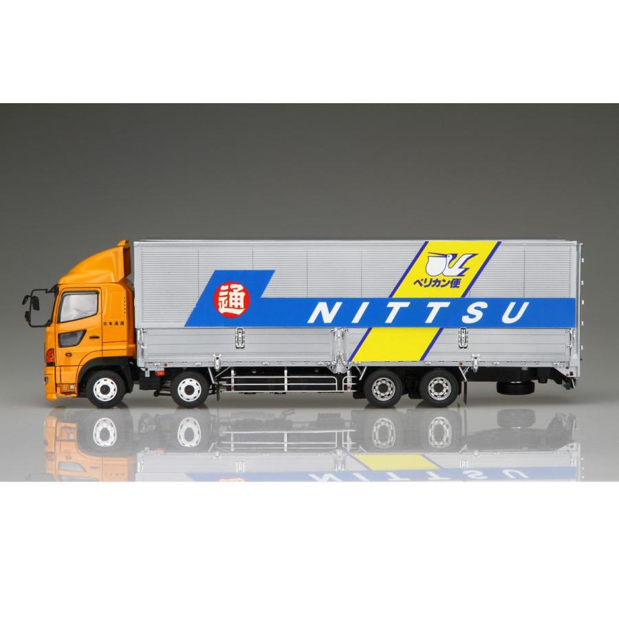 [予約2024年5月再生産予定]日野 プロフィアFW 日本通運ペリカン便  1/32 ヘビーフレイト No.10 プラモデル｜aoshima-bk｜03