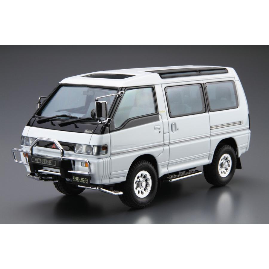 [予約2024年7月再生産予定]1/24 ミツビシ P35W デリカスターワゴン '91 ザ・モデルカー No.27 プラモデル｜aoshima-bk｜02