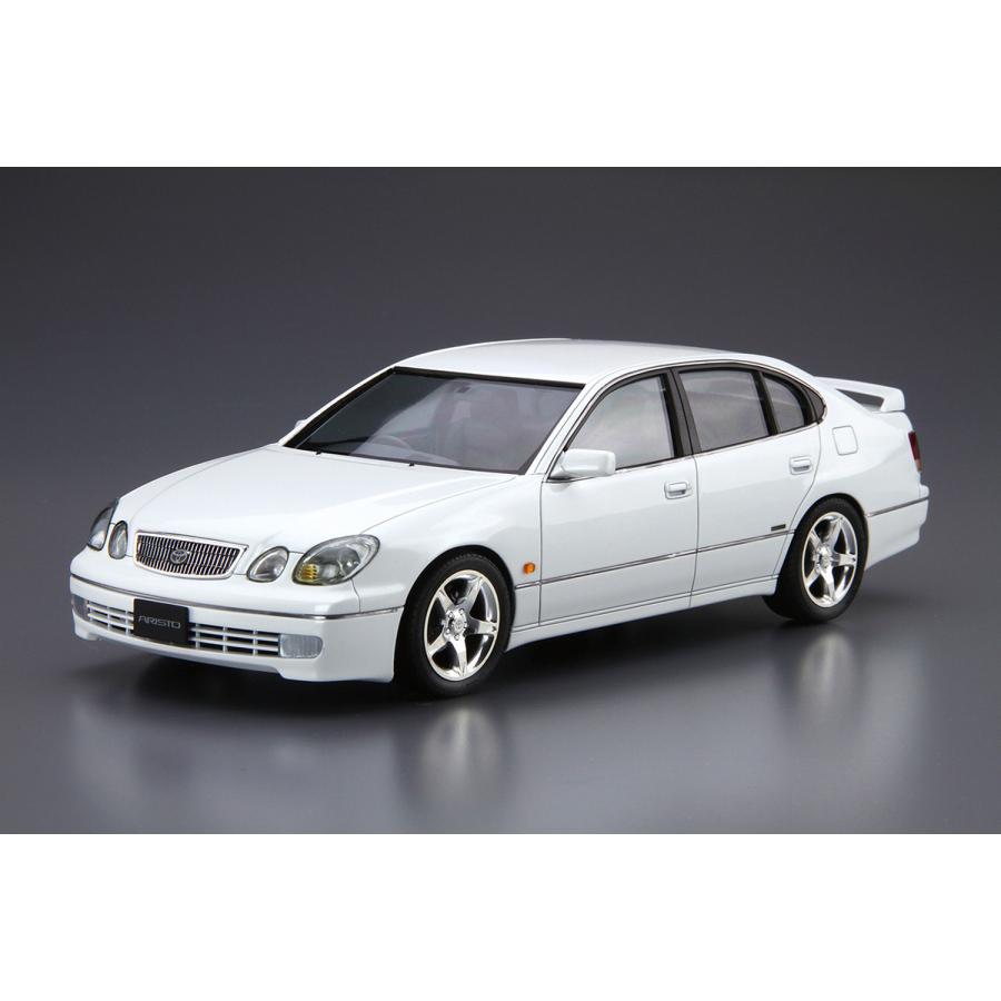 トヨタ JZS161 アリスト V300ベルテックスエディション '97 1/24 ザ・モデルカー No.97 プラモデル｜aoshima-bk｜02