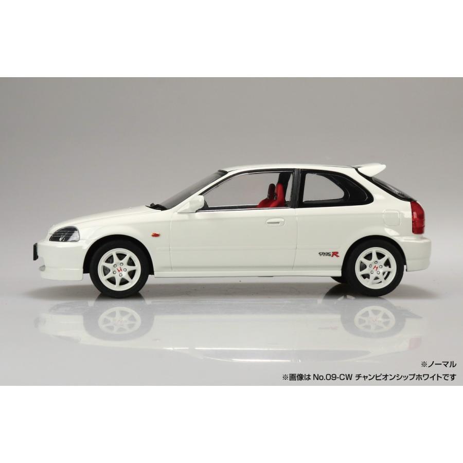 アオシマ 楽プラ スナップカー No.09-VS EK9 シビック タイプR 1997 ボーグシルバーメタリック プラモデル[予約2026年10月発送予定] | 青島文化教材社 | 03