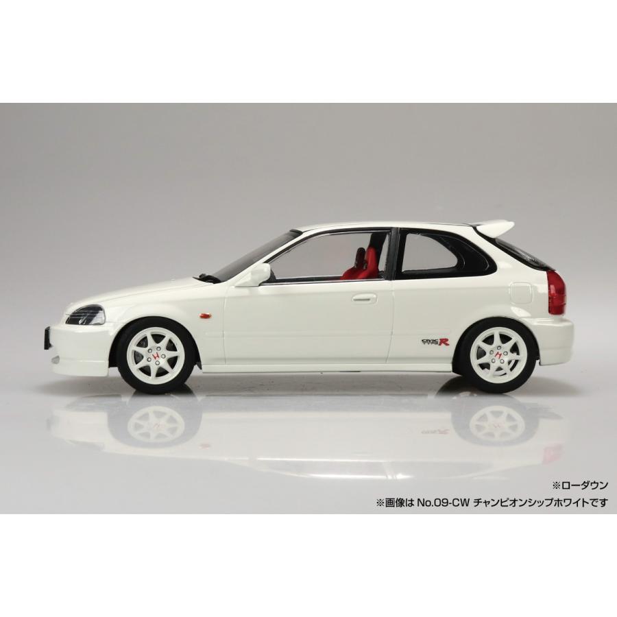 アオシマ 楽プラ スナップカー No.09-VS EK9 シビック タイプR 1997 ボーグシルバーメタリック プラモデル[予約2026年10月発送予定] | 青島文化教材社 | 04