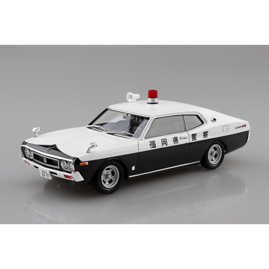 青島文化教材社 アオシマ 1/24 西部警察 No.10 C130ローレルHT 捜査用