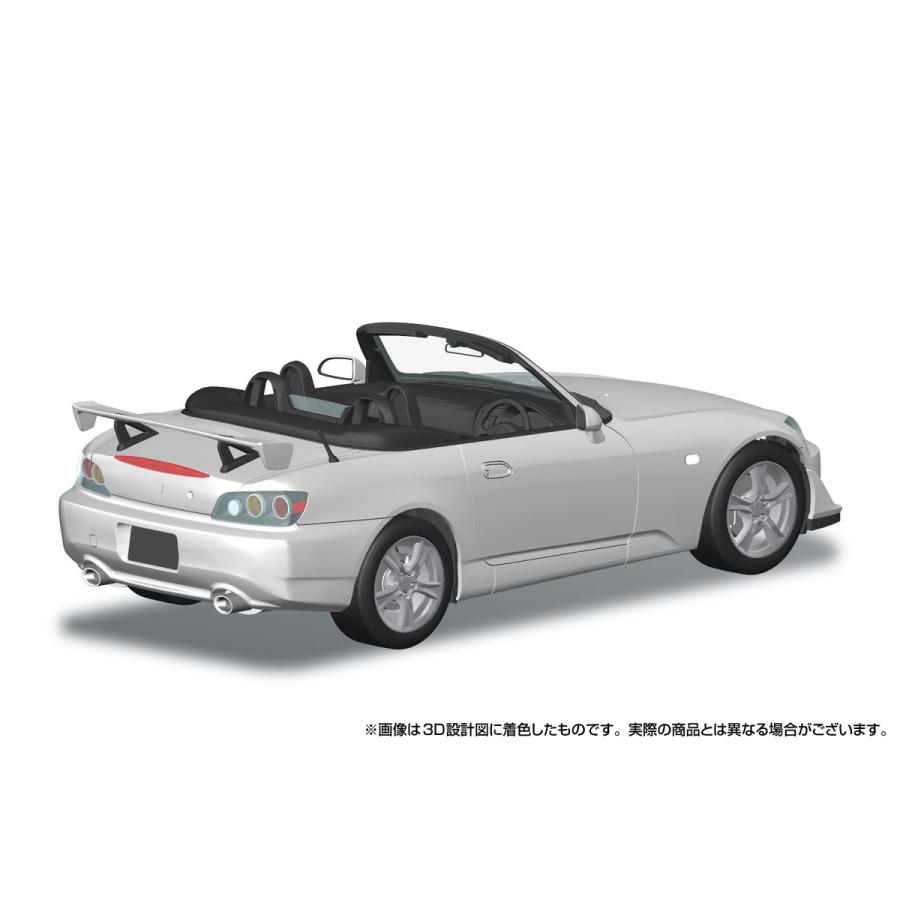 アオシマ 楽プラ スナップカー No.10-GW AP2 S2000 TYPE S 2007 グランプリホワイト プラモデル[予約2026年12月発送予定] | 青島文化教材社 | 02