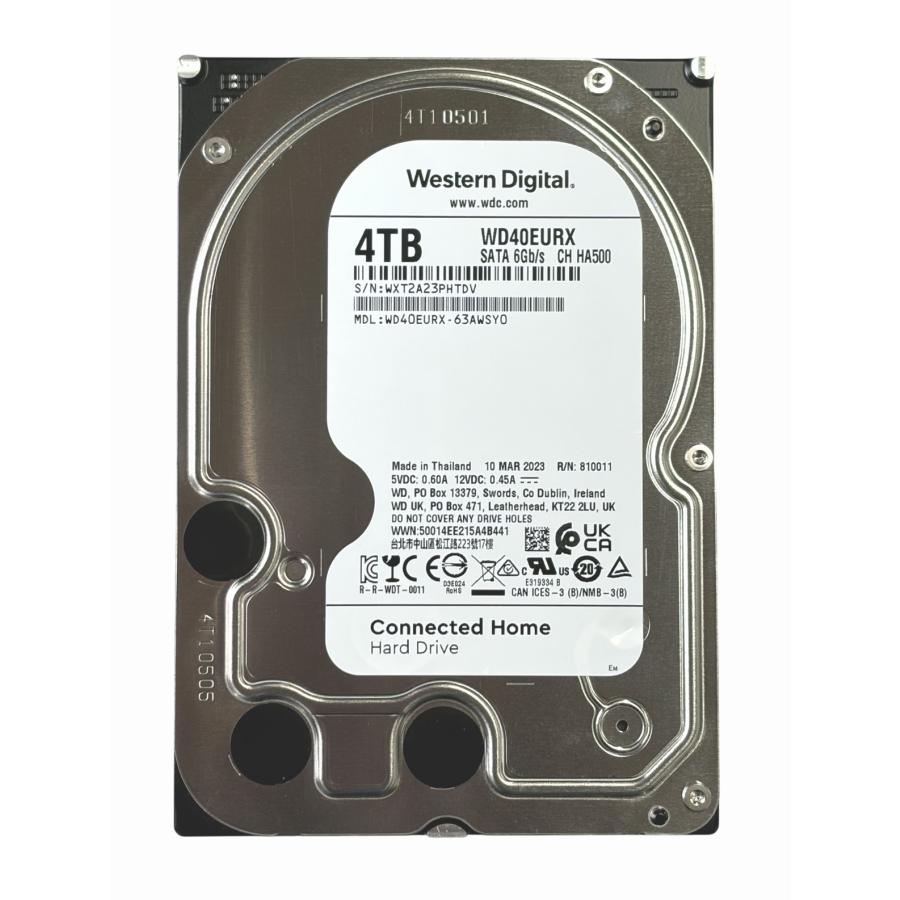 WD AV-GP 中古 Western Digital WD40EURX 3.5インチHDD 4TB SATA600