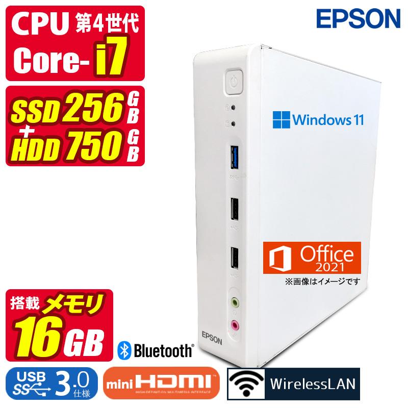 EPSON st170-e 超小型デスクトップ本体 SSD i5