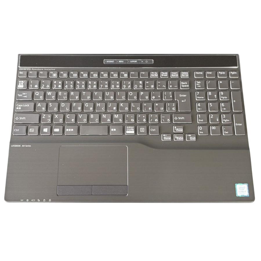 ジャンク ノートパソコン 富士通 LIFEBOOK AH53/D3 第8世代 Core i7 メモリ4GB 15.6型ワイド フルHD Webカメラ USB Type-C ブルーレイ HDMI 無線LAN Bluetooth | LIFEBOOK AH | 01