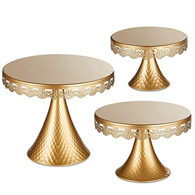 MENGCORE ケーキスタンド ラウンド カップケーキスタンド ペデスタル デザートホルダー カップケーキディスプレイラック 誕生日 ウェ