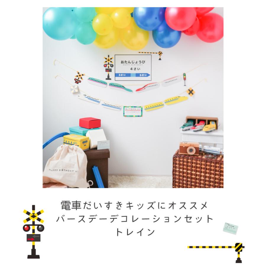 バースデー デコレーション トレインセット 誕生日 男の子 飾り付け