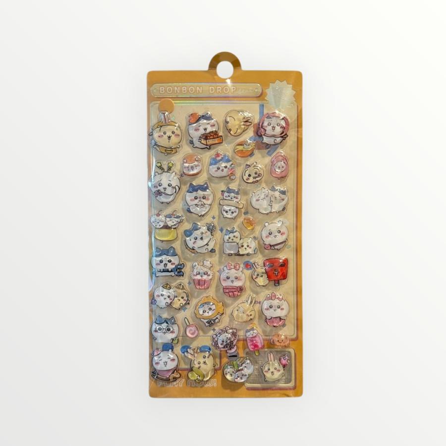 ちいかわ y ボンボンドロップシール ウォーターシール 水入りシール