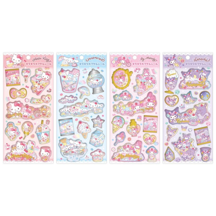 sanrio（サンリオ） サンリオキャラクターズ キラキラカプセルシール2