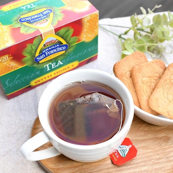 人気アイテム ７箱セット テ コンミエル プレーン スペインのはちみつパウダー入り紅茶 はちみつ紅茶 ハーブティー おしゃれ ティーバッグ Aynaelda Com